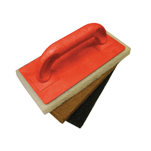 Scouring Pad Holder + Fine Medium & Coarse Pads