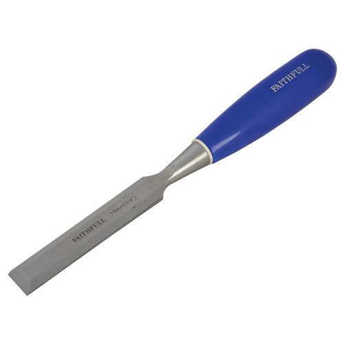 Bevel Edge Chisel Blue Grip 6mm (1/4in)