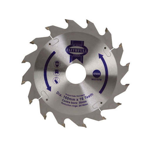 TCT Circular Saw Blade 160 x 30mm x 16T POS