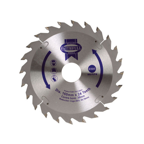 TCT Circular Saw Blade 160 x 30mm x 24T POS