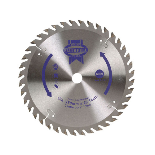 TCT Circular Saw Blade 180 x 16mm x 40T POS