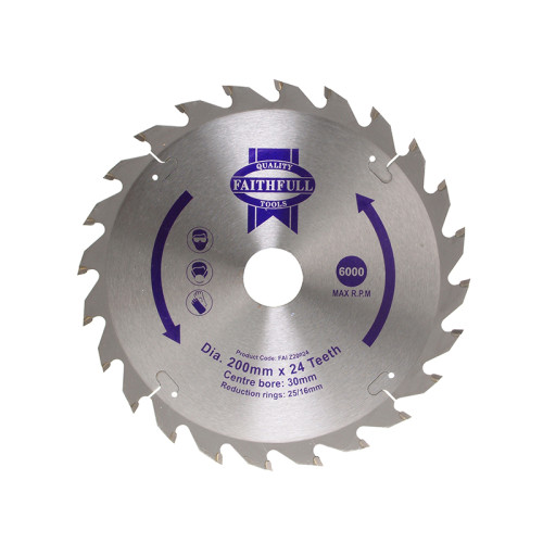 TCT Circular Saw Blade 200 x 30mm x 24T POS