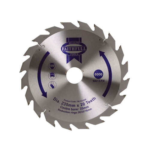 TCT Circular Saw Blade 235 x 35mm x 20T POS