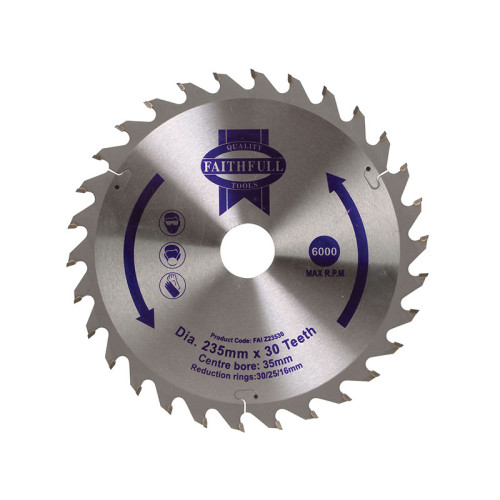 TCT Circular Saw Blade 235 x 35mm x 30T POS