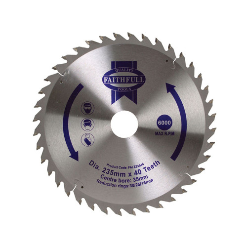 TCT Circular Saw Blade 235 x 35mm x 40T POS