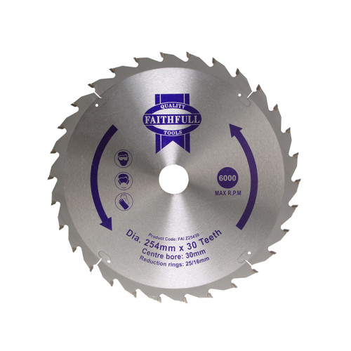 TCT Circular Saw Blade 254 x 30mm x 30T POS