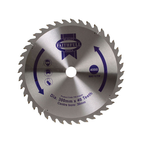 TCT Circular Saw Blade 300 x 30mm x 40T POS