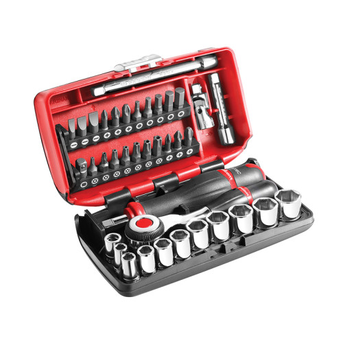 1/4in Drive Socket Set, 38 Piece