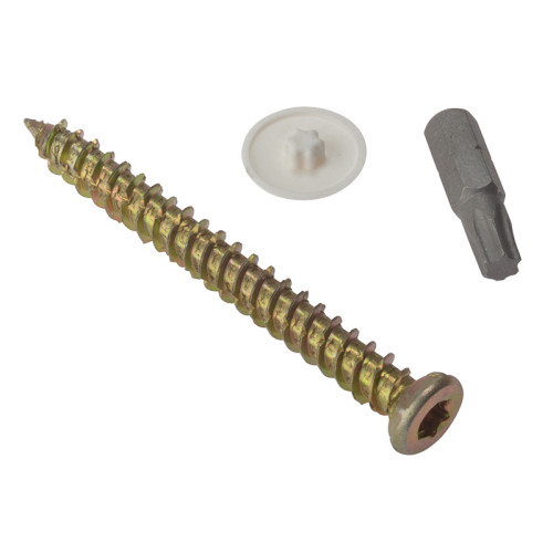 Concrete Frame Screw TORX® Compatible High-Low Thread ZYP 7.5 x 202mm Box 100