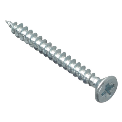 Multi-Purpose Pozi Compatible Screw CSK ST ZP 4 x 50mm Box 200