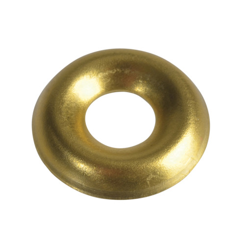 Screw Cup Washers Solid Brass Polished No.6 Bag 200