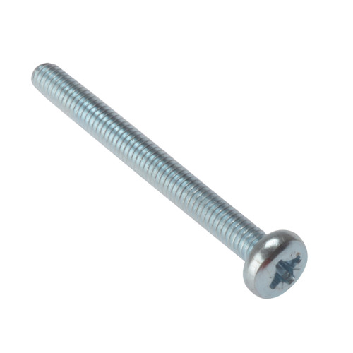 Machine Screw Pozi Compatible Pan Head ZP M4 x 30mm Bag 25