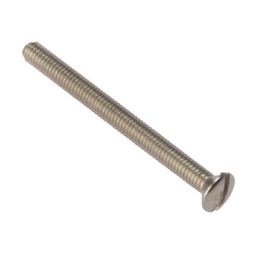 Socket Screw Slotted Raised Head Nickel Plated 3.5 x 25mm Bag 100