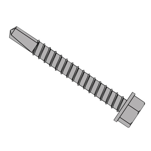 TechFast Roofing Sheet to Steel Hex Screw No.3 Tip 5.5 x 25mm Box 100