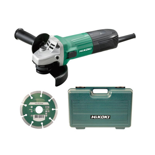 G12STX/J7 Angle Grinder 115mm Diamond Blade & Case 600W 240V