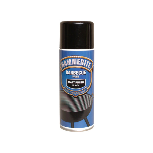 BBQ Paint Aerosol Black Matt 400ml