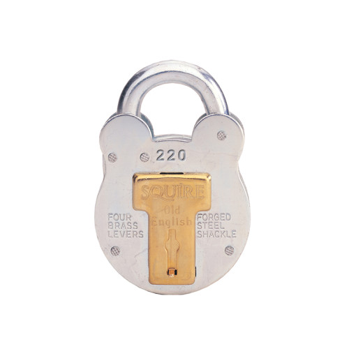 660KA Old English Padlock with Steel Case 64mm Keyed