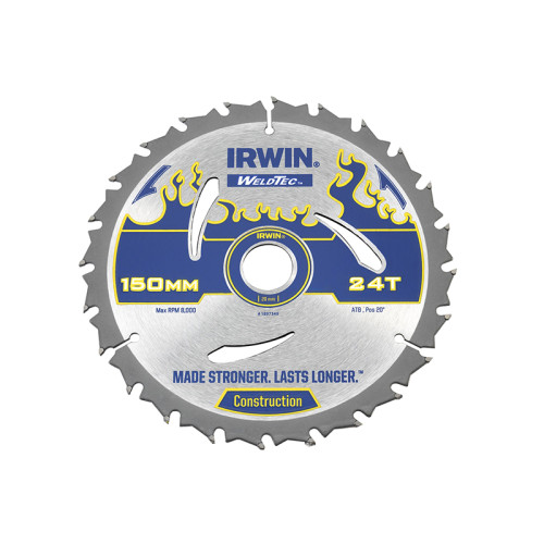 Weldtec Circular Saw Blade 190 x 30mm x 18T ATB