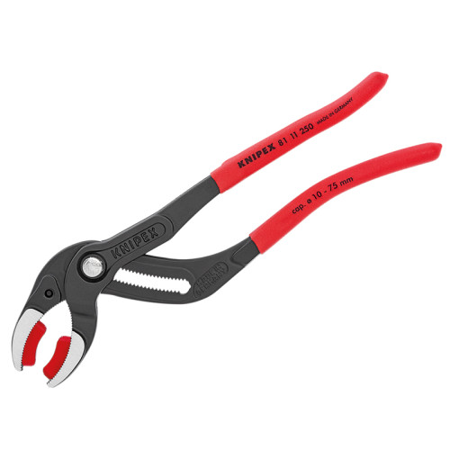 Plastic Pipe Grip Pliers Plastic Jaws Chrome 250mm - 75mm Capacity