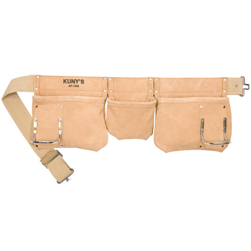 AP-1300 Carpenter's Apron 5 Pocket Suede Leather