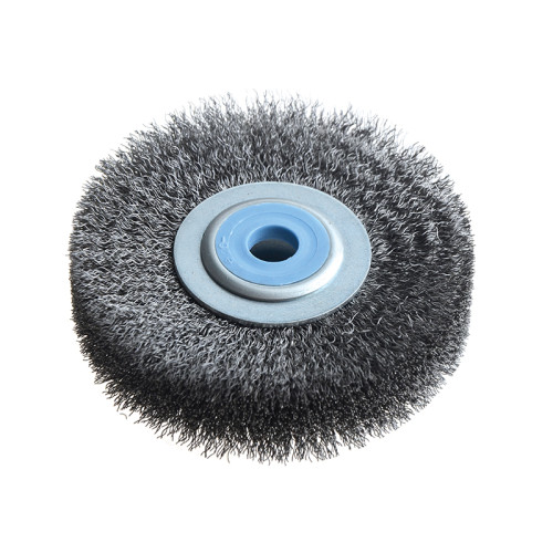 Wheel Brush D125mm x W29-31 x 40 Bore Set 2 Steel Wire 0.30