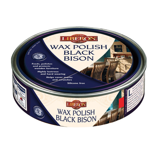 Wax Polish Black Bison Tudor Oak 500ml