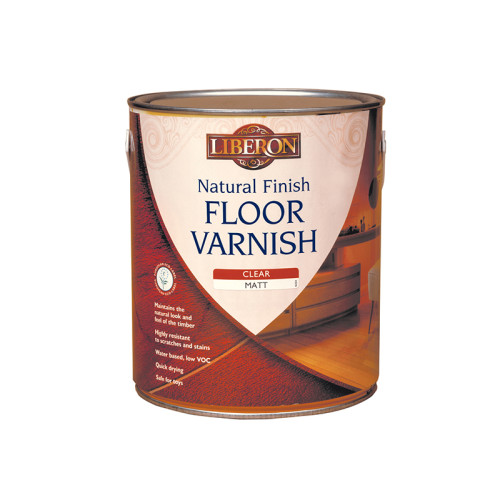 Natural Finish Floor Varnish Clear Matt 2.5 litre