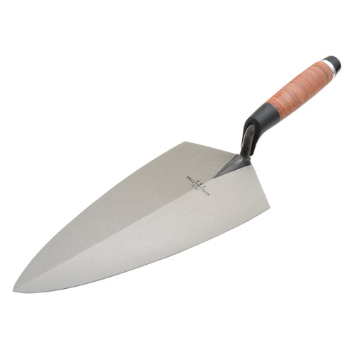 19L Philadelphia Pattern Brick Trowel Leather Handle 12in