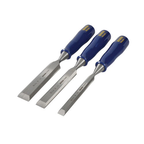 M444 Bevel Edge Chisel Blue Chip Handle Set, 3 Piece