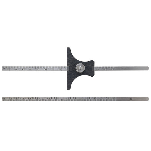 Reversible Base Depth Gauge Metric/Imperial 0-6in