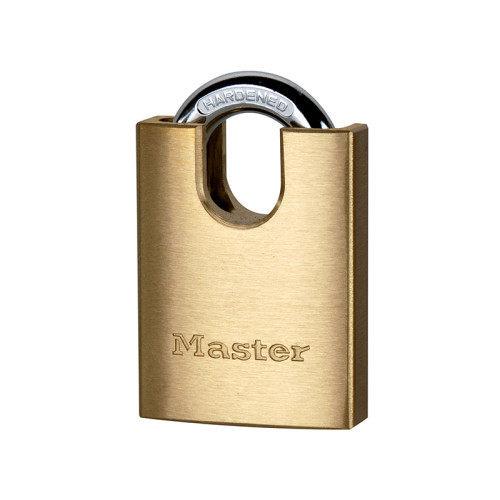 Solid Brass 50mm Padlock 5-Pin Shrouded Shackle