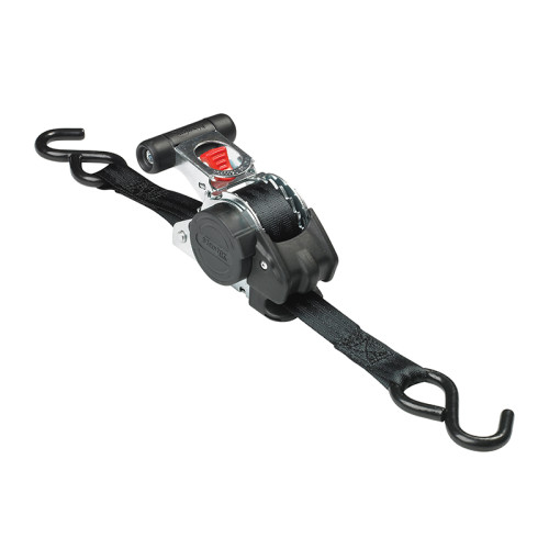 Retractable Ratchet Tie-Down S-Hook 3m 2 Piece