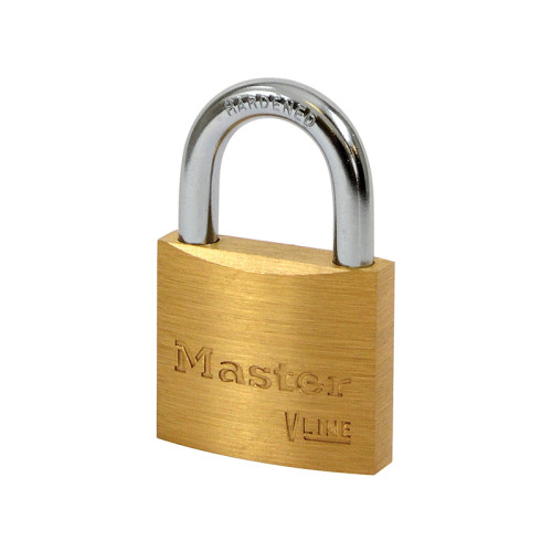 V Line Brass 40mm Padlock - Keyed Alike 4232