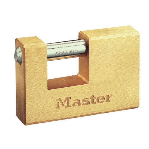 Rectangular 76mm Solid Brass Body Shutter Padlock