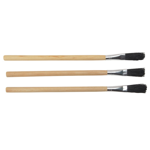 3015M Wood Handle Flux Brushes (Pack 5)