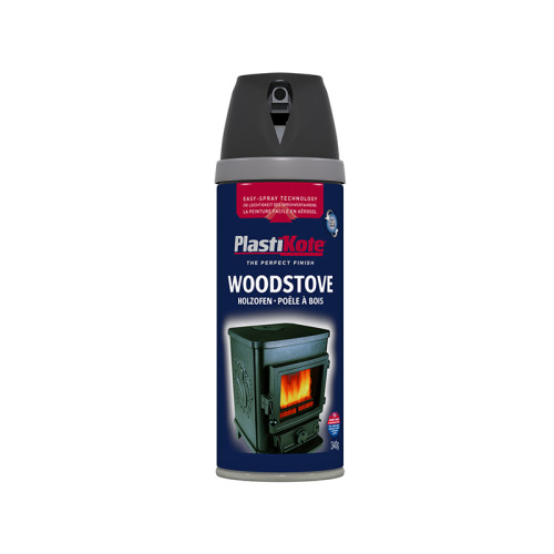 Twist & Spray Woodstove Paint Black 400ml