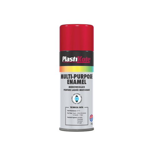 Multi Purpose Enamel Spray Paint Gloss Grey 400ml