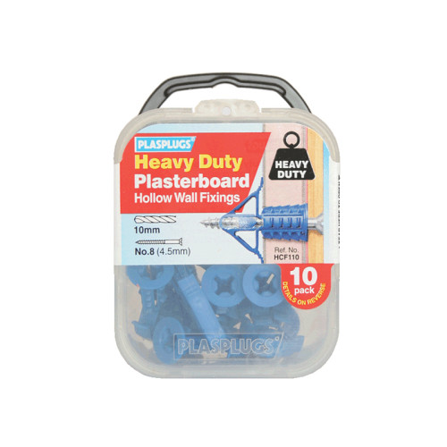 HCF110 Heavy-Duty Plasterboard Fixings Pack of 10