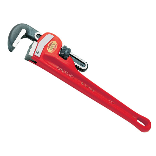 Heavy-Duty Straight Pipe Wrench 450mm (18in)