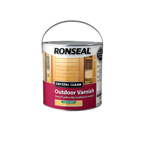 Crystal Clear Outdoor Varnish Satin 250ml