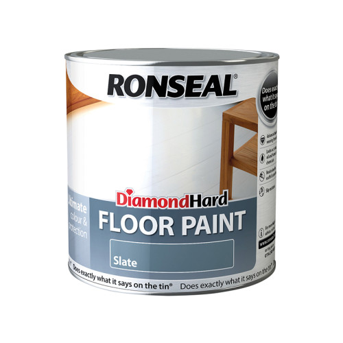 Diamond Hard Floor Paint Satin Tile Red 2.5 litre