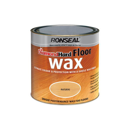 Diamond Hard Floor Wax Natural Oak 2.5 litre