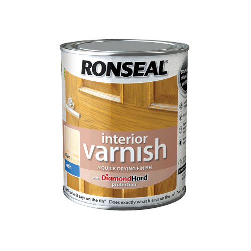 Interior Varnish Quick Dry Gloss Deep Mahogany 750ml