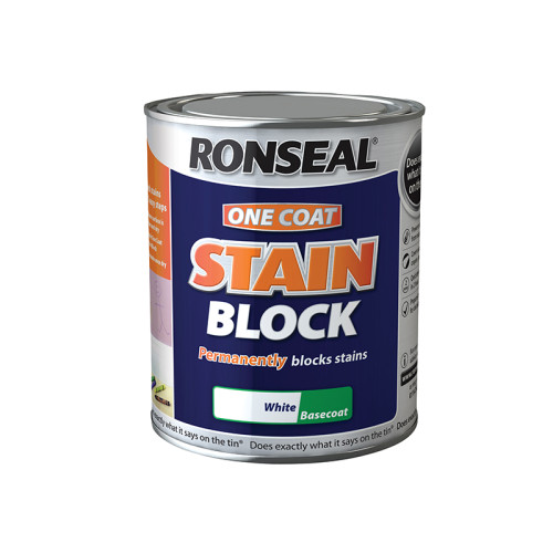 One Coat Stain Block White 750ml