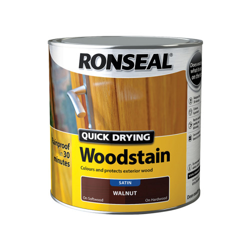 Quick Drying Woodstain Satin Smoked Walnut 750ml