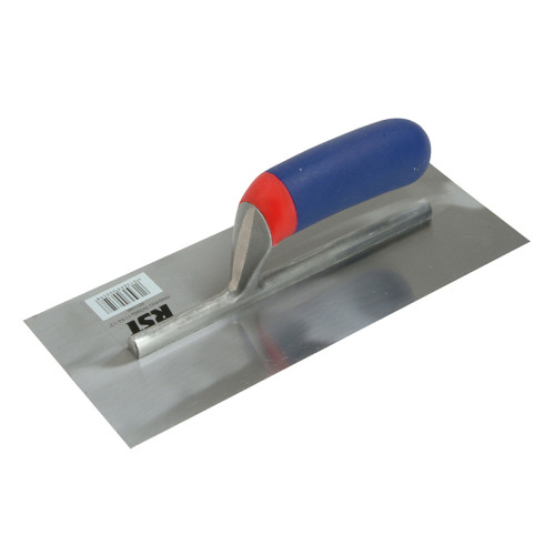 Plasterer's Finishing Trowel Straight Wooden Handle 11 x 4.1/2in