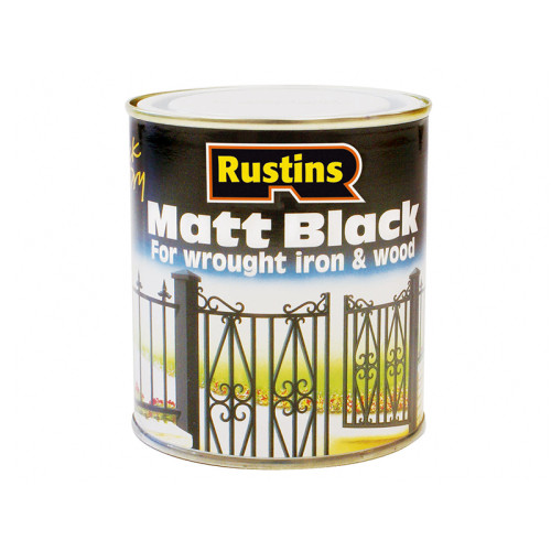 Matt Black Paint Quick Drying 2.5 Litre