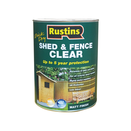 Quick Dry Shed and Fence Clear Protector 1 litre