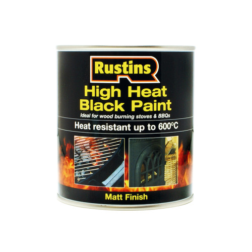 High Heat Paint 600°C Black 500ml