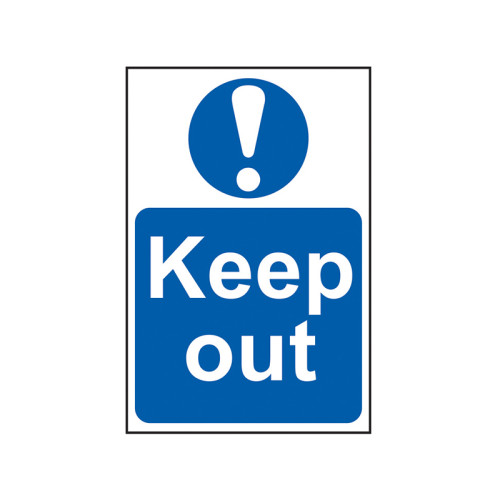 Keep Out - PVC Sign 200 x 300mm